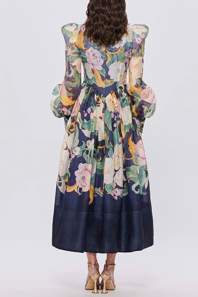 Julietta Floral Empire Dress | Dresses - Julietta Floral Φόρεμα
