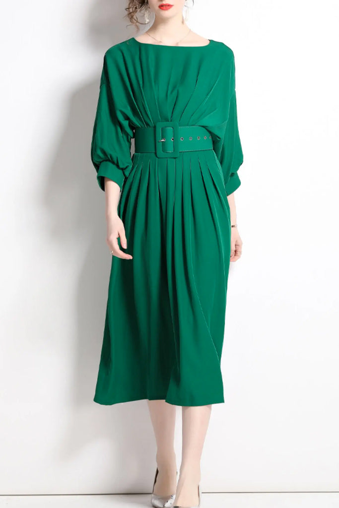 Aella Pleated Dress | Dresses - Aella Φόρεμα με Πιέτες