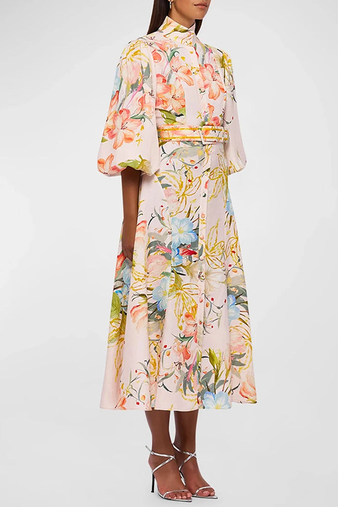 Eliseny Floral Shirt Dress | Dresses - Eliseny Φλοράλ Εμπριμέ Φόρεμα
